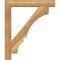 Ekena Millwork Balboa Block Rough Sawn Bracket w/ Offset Brace, Western Red Cedar, 6"W x 32"D x 38"H BKT0604X32X38BOA05RWR - alternate 3